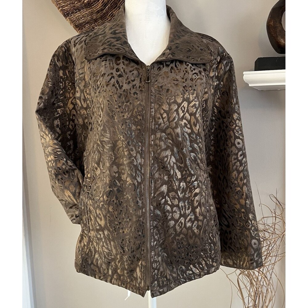 Vintage Company Collection Petite Brown Jacket Women's Size 18P? See Measurement